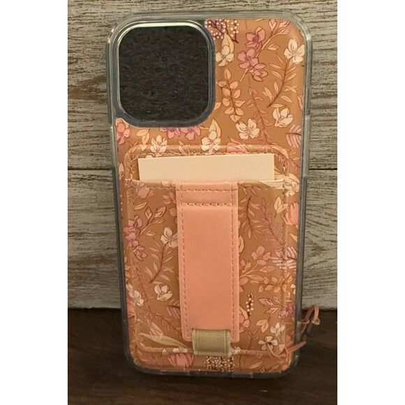 WALLI iPhone 13 Pro MAX Phone Case Floral Removable Card Holder MagSafe Comp - Picture 2 of 7